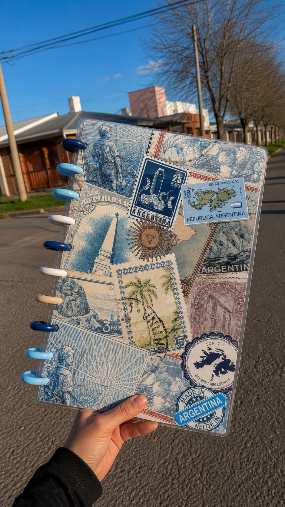 Cuaderno A4 estampa Argentina