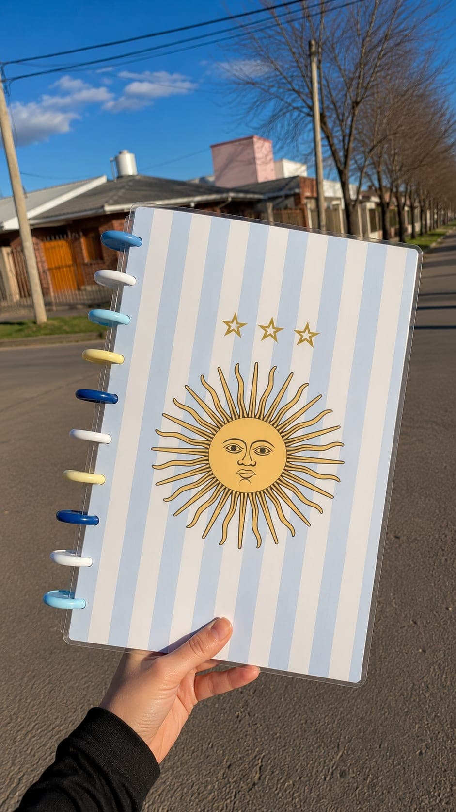 Cuaderno A4 Sol de mayo