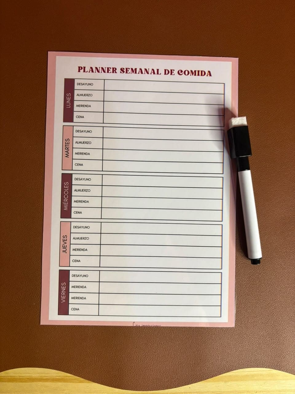 Planner de comidas