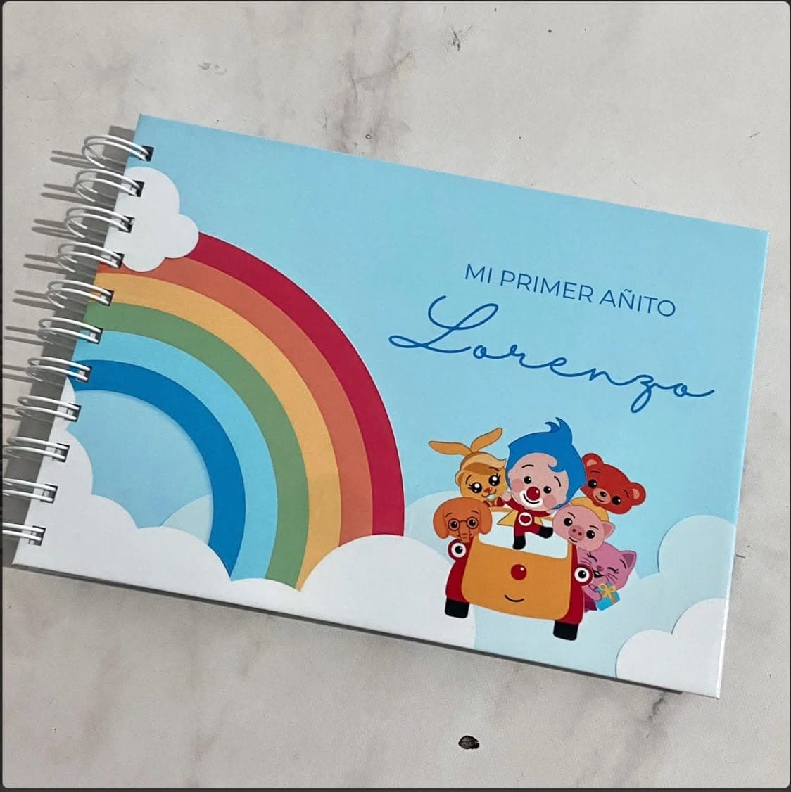 Libro de firmas personalizado con fotos