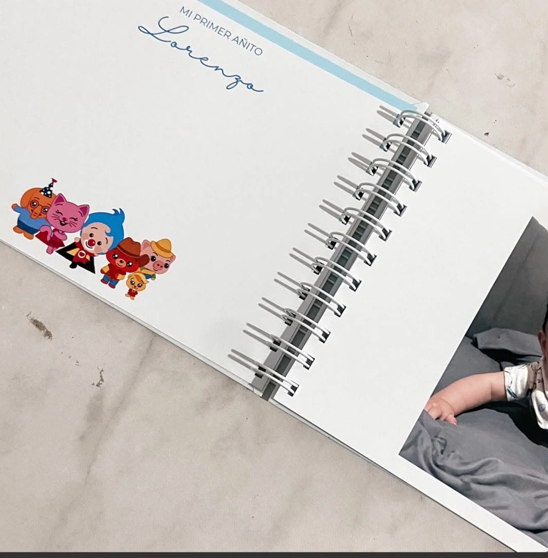 Libro de firmas personalizado con fotos
